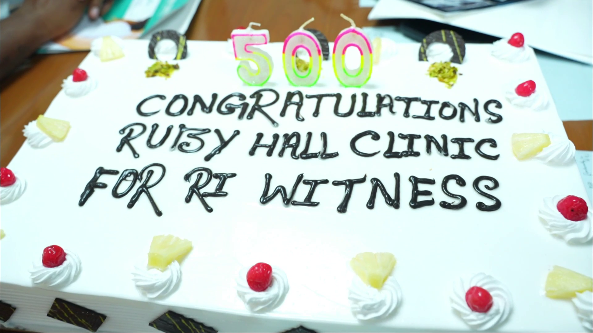 RI Witness 500 clinics